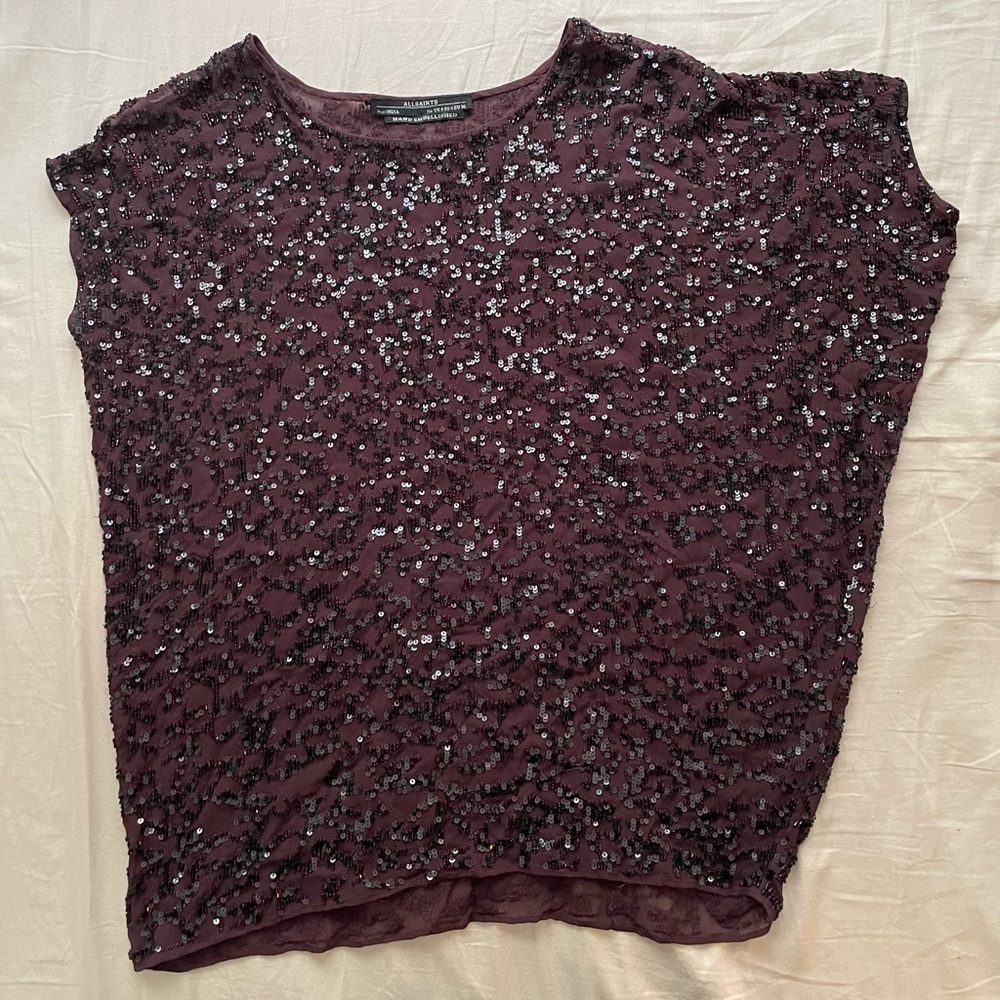 ALLSAINTS asymmetrical top